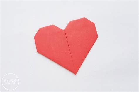 Easy Origami Heart Step By Step Instructions Mombrite