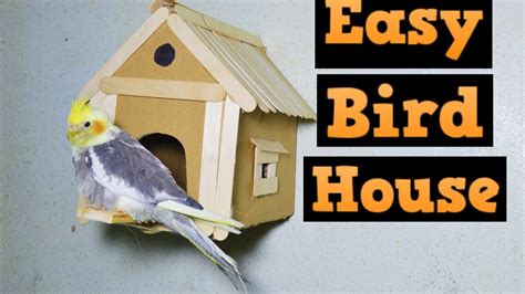 How To Make A Bird House From Cardboard House Birdhow To Build