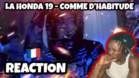 AMERICAN REACTS TO FRENCH DRILL RAP La Honda 19 Bat Bat Comme D