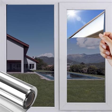 Silver Reflective Window Film Solar Control And Privacy Tint One Way