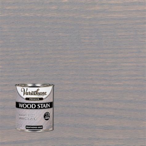 Varathane 1 Qt Weathered Gray Premium Fast Dry Interior Wood Stain 2