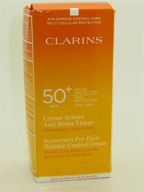 Clarins Spf Sunscreen For Face Wrinkle Control Cream Review