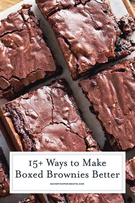 15 Ways To Make Box Brownie Mix Better In 2021 Boxed Brownies Taste Homemade Brownie Mix