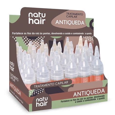 Ampolas De Tratamento Capilar - Kit 12 Ampolas de Tratamento Capilar Antiqueda Natuhair 10ml - CONTÉM ...
