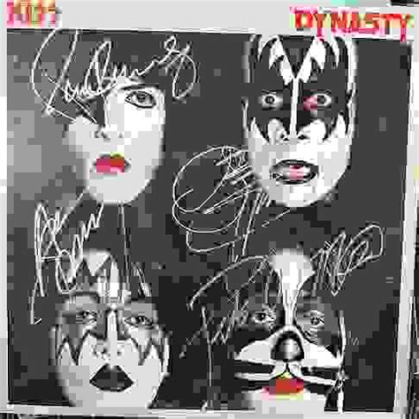 Kiss Autographed Album All 4 Auction