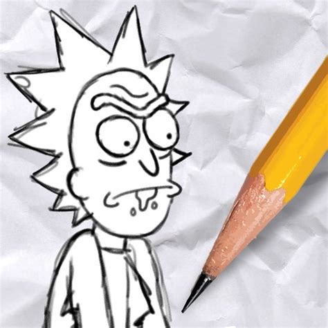 Rick And Morty Sketch at PaintingValley.com | Explore collection of ...