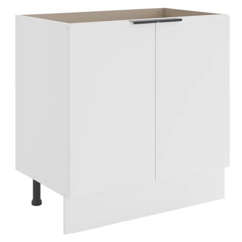 Mueble De Cocina Base Para Lavaplatos Blanco Cm Sin Cubierta