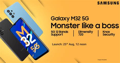 Samsung Galaxy M32 5G with MediaTek Dimensity 720 SoC, 5,000mAh Battery Launching in India on ...