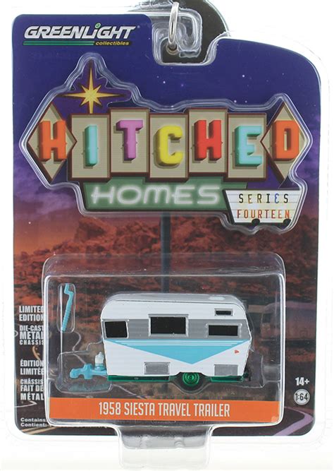 Greenlight Diecast 1958 Siesta Travel Trailer