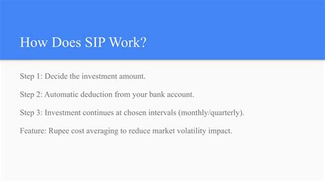 Understanding Systematic Investment Plan Inside Out Ppt