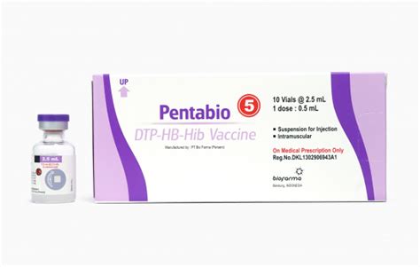 Pentabio Dtp Hb Hib Vaccine