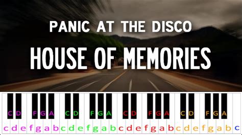 House of Memories by Panic! At The Disco | Piano Letter Notes