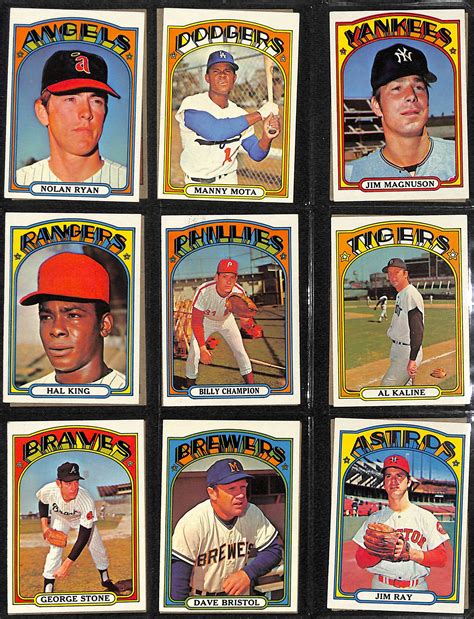 Lot Detail 1972 Topps Baseball Complete Set Of 787 Cards W Carlton