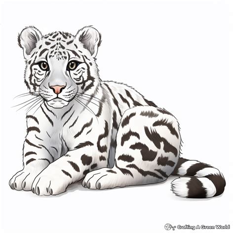 Clouded Leopard Coloring Pages Free And Printable