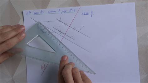 Construction De La Symétrie Dun Rectangle Par Une Symétrie Axiale