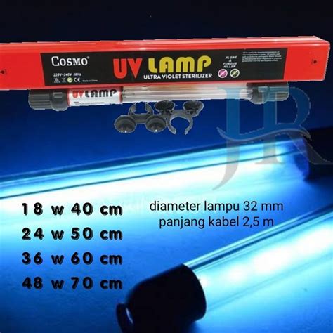 Jual Lampu Uv Ultraviolet Sterilizer Lamp Penjernih Air Aquarium Kolam