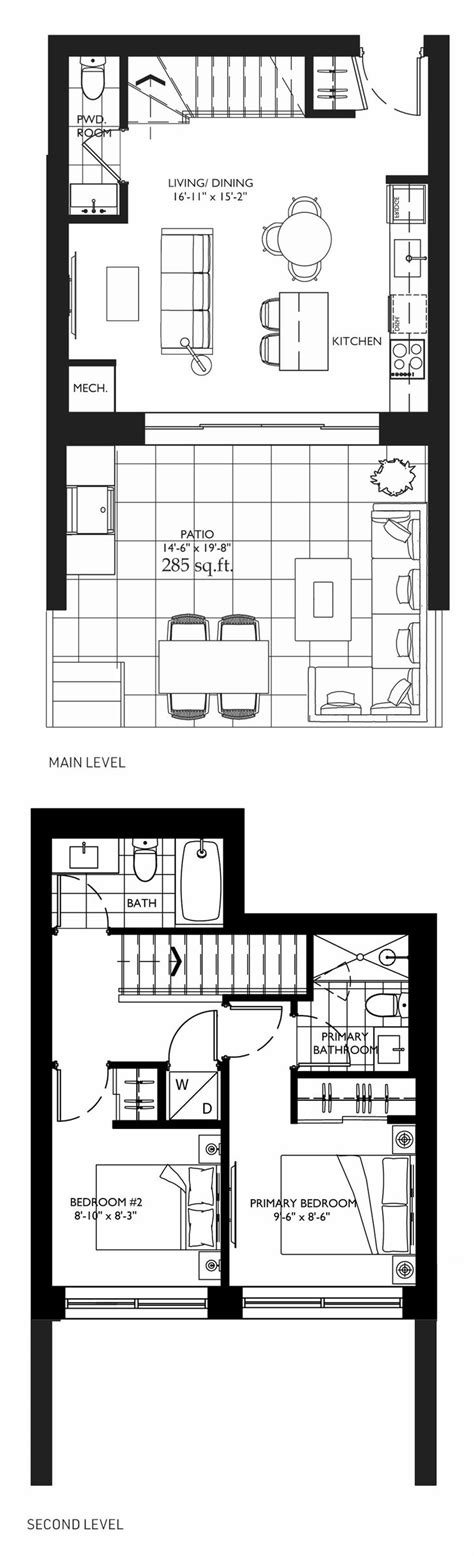 Muskoka Bay Resort By Freed Fairway 117 Floorplan 2 Bed 2 5 Bath