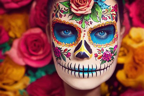 M S De Im Genes Gratis De Calavera Con Flores Vector Y Calavera