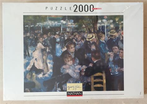 Nathan Bal Du Moulin De La Galette Renoir Rare Puzzles