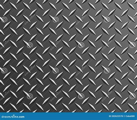 The Diamond Steel Metal Texture Background Stock Vector Illustration