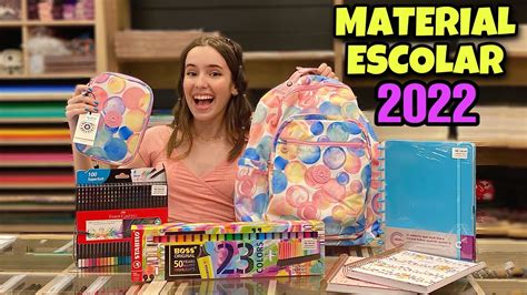 COMPRANDO MEU MATERIAL ESCOLAR 2022 Canal da Lívia YouTube