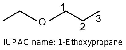 IUPAC Structure Of Ethoxy Propane Is Wha