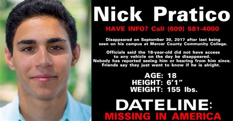 Dateline NBC On Twitter Nick Was Last Seen At Freshman Orientation At