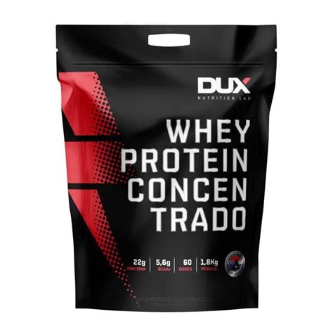 Whey Protein Concentrado Dux Sem Sabor 1 8 Kg Casas Bahia