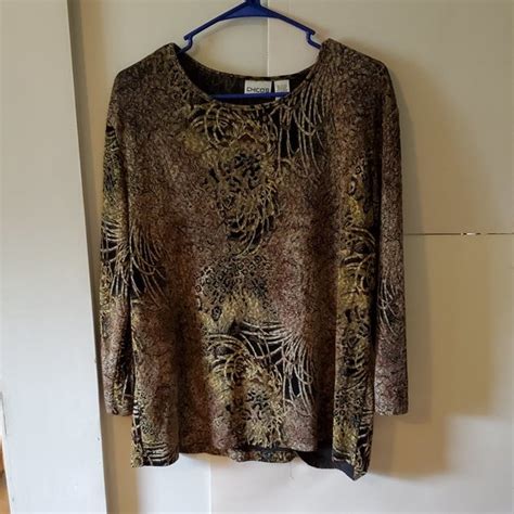 Chico S Tops Chicos Womens Pullover Top Y K Business Style Jungle