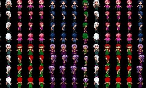 D Pixel Art Sprite Sheet Sprite Character D Sprite Animation For