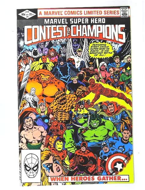 Marvel Super Hero Contest Of Champions 1 Nm Actual Scan Comic