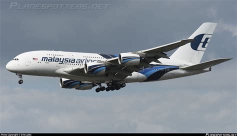 9M MNC Malaysia Airlines Airbus A380 841 Photo By Erik Lukes ID