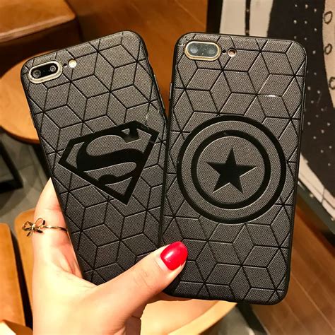 Marvel Avengers Case For IPhone 6s 7 8 Plus X XS Max Captain America