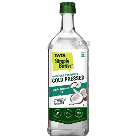 Tata Simply Better Pure And Unrefined Cold Pressed Virgin Coconut Oil