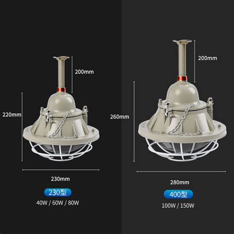 国标led防爆灯隔爆型防水灯罩加油站消防仓库工厂车间厂房照明灯虎窝淘