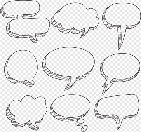 Speech Balloon Text Box Dialog Box White Simple Cloud Dialog Box