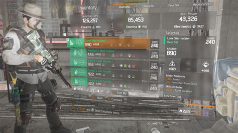 Lone Star Holster Armor Item The Division Field Guide