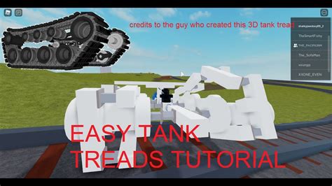 Easy Tank Treads Tutorial Upgraded Ro Dusk Treads Tutorial Roblox