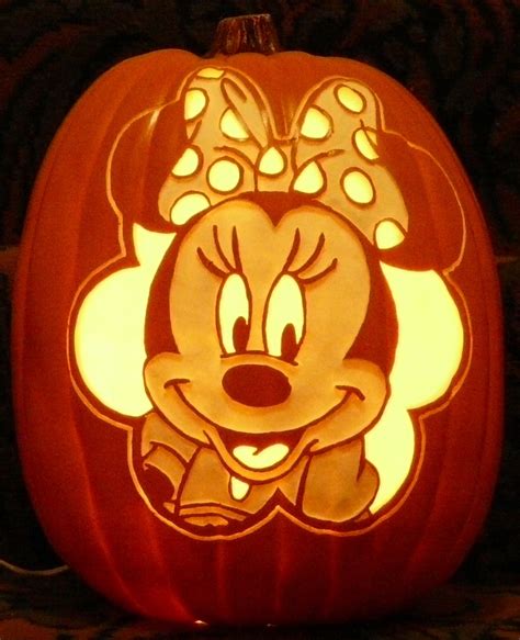 Pumpkin Stencils Minnie Mouse