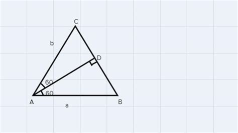 In A ∆abc A 120° Ab A Ac B If Ad Is Angle Bisector Of Angle A And D Is