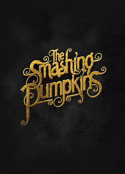 The Smashing Pumpkins Logo Poster By Erwin Saputra Art Displate