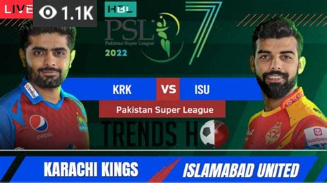 Psl Live Match Karachi King Vs Islamabad United Live Match