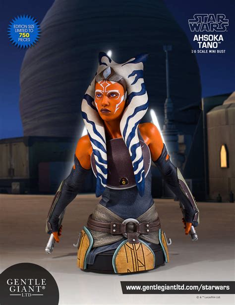 Alle Informationen Zur Gentle Giant Ahsoka Tano Mini Büste