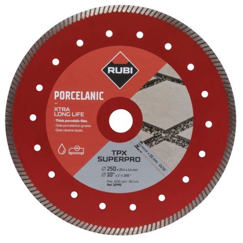 Rubi Disco Diamante Grés Porcelanico TPX 250 Superpro 32990 Kuantokusta