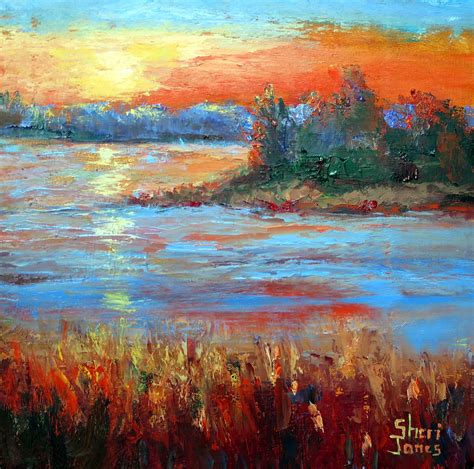 Plein Air Artists International Sunrise On Lake Granbury New