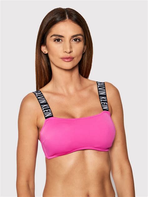 Calvin Klein Swimwear Bikini Oberteil Bandeu KW0KW01228 Rosa Modivo At