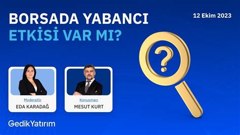 Borsada Yabancı Etkisi Var Mı YouTube