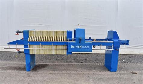 Used Cu Ft Expandable Met Chem Filter Press Mm C G R