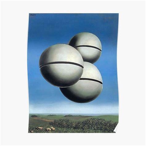 Rene Magritte The Voice Of Space Premium Matte Vertical Poster Sold