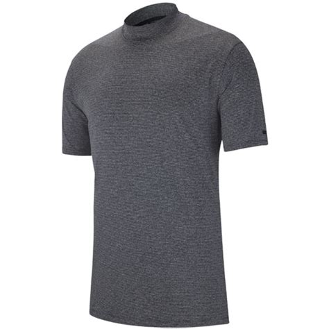 Nike Mens Tiger Woods Vapor Mock Neck Golf Shirt